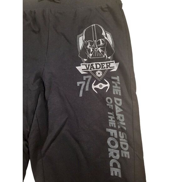 Disney Star Wars Sweatpants Men Sz M Vader The Dark‎ Side Of The Force 77 - Picture 2 of 7